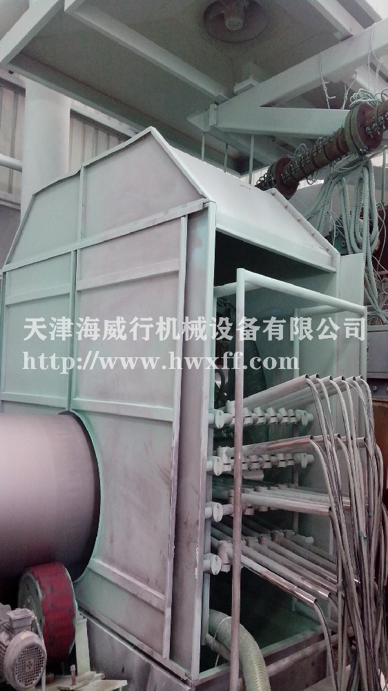 管道外壁预热喷粉